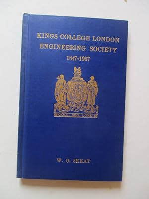 Kings College London engineering society 1847-1957