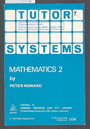 Tutor Systems : Mathematics 2 : For Use with Tutor Systems 24 Tile Pattern Board