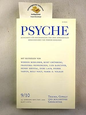 Immagine del venditore per Trauma, Gewalt und Kollektives Gedchtnis. Sonderheft: Psyche. Zeitschrift fr Psychoanalyse und ihre Anwendungen. LIV. Jg. Heft 9/10, September/Oktober 2000. venduto da Chiemgauer Internet Antiquariat GbR