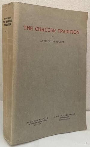 Image du vendeur pour The Chaucer Tradition mis en vente par Erik Oskarsson Antikvariat