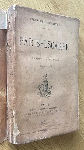 Paris-Escarpe. Réponse à M. Macé.