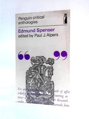 Immagine del venditore per Edmund Spenser: A Critical Anthology venduto da World of Rare Books
