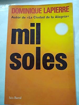 Imagen del vendedor de Mil soles a la venta por Libros nicos