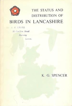 Seller image for The Status and Distribution of Birds in Lancashire for sale by PEMBERLEY NATURAL HISTORY BOOKS BA, ABA