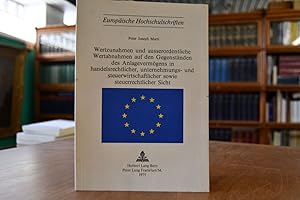 Seller image for Wertzunahmen und ausserordentliche Wertabnahmen auf den Gegenstnden des Anlagevermgens in handelsrechtlicher, unternehmungs- und steuerwirtschaftlicher sowie steuerrechtlicher Sicht. Europische Hochschulschriften Reihe 5 / Volks- und Betriebswirtschaft Bd. 108 for sale by Gppinger Antiquariat