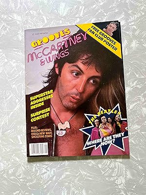 Imagen del vendedor de GROOVES Magazine - Volume Two, Number One -- McCartney and Wings a la venta por Michael J. Toth, Bookseller, ABAA