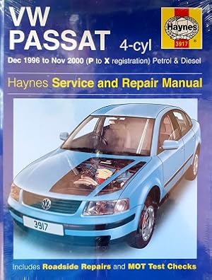 Bild des Verkufers fr VW Passat 4-cyl: Dec 1996 To Nov 2000 (P To X Registration) Petrol And Diesel zum Verkauf von Marlowes Books and Music