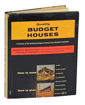 Immagine del venditore per Quality Budget Houses: A Treasury of 100 Architect-Designed Houses from $5,000 to $20,000 venduto da Jeff Hirsch Books, ABAA