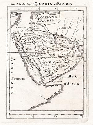 Image du vendeur pour Ancienne Arabie" - Saudi Arabia Yemen Oman Arabien map Karte mis en vente par Antiquariat Steffen Vlkel GmbH