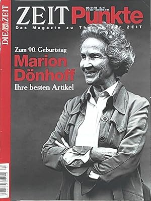 Bild des Verkufers fr Zeit-Punkte: Marion Dnhoff. Zum 90. Geburtstag. Ihre besten Artikel (Zeitschrift) zum Verkauf von Leserstrahl  (Preise inkl. MwSt.)