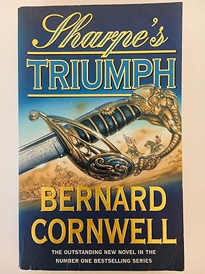 Seller image for SHARPE'S TRIUMPH Paperback Novel (Bernard Cornwell - 1st Harper Collins Paperback Edition - 1999) for sale by Comics Monster