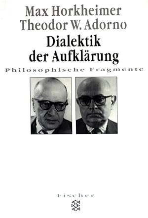 Bild des Verkäufers für Dialektik der Aufklärung : philosophische Fragmente. (Nr.7404) zum Verkauf von books4less (Versandantiquariat Petra Gros GmbH & Co. KG)