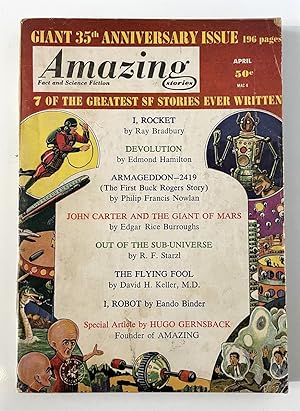 Seller image for Amazing Stories Fact and Science Fiction April 1961 - Giant 35th Anniversary Issue for sale by Time Traveler Books