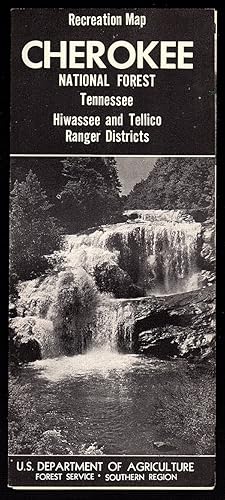 Imagen del vendedor de RECREATION MAP CHEROKEE NATIONAL FOREST, TENNESSEE: HIWASSEE AND TELLICO RANGER DISTRICTS a la venta por Champ & Mabel Collectibles