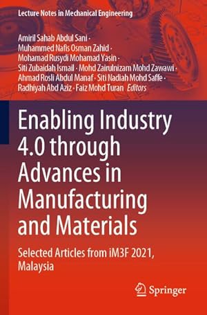 Seller image for Enabling Industry 4.0 through Advances in Manufacturing and Materials for sale by BuchWeltWeit Ludwig Meier e.K.