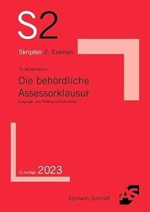 Bild des Verkufers fr Die behoerdliche Assessorklausur zum Verkauf von moluna