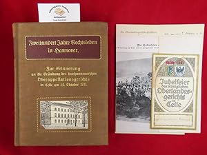 Zweihundert Jahre Rechtsleben in Hannover Zur Erinnerung an die Gründung des kurhannverschen Ober...