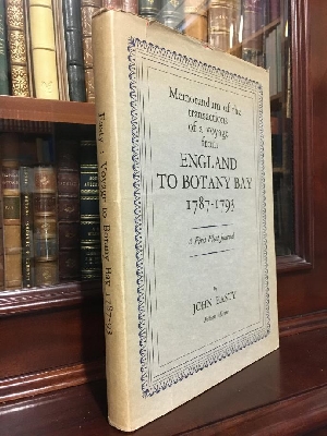 Image du vendeur pour Memorandum Of The Transactions Of A Voyage From England To Botany Bay 1787-1793. A First Fleet Journal. mis en vente par Time Booksellers