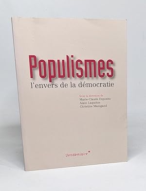 Image du vendeur pour Populismes : L'envers de la dmocratie mis en vente par crealivres