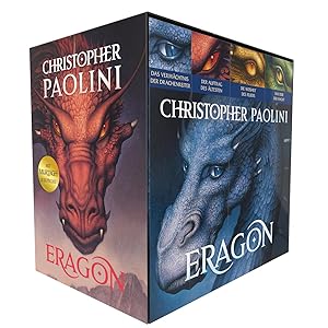 Bild des Verkufers fr Christopher Paolini: Eragon. Vier Baende im Taschenbuch-Schuber: Das Vermaechtnis der Drachenreiter, Der Auftrag der ltesten, Die Weisheit des Feuers, Das Erbe der Macht zum Verkauf von moluna