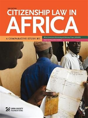 Bild des Verkufers fr Citizenship Law in Africa : A Comparative Study zum Verkauf von GreatBookPrices