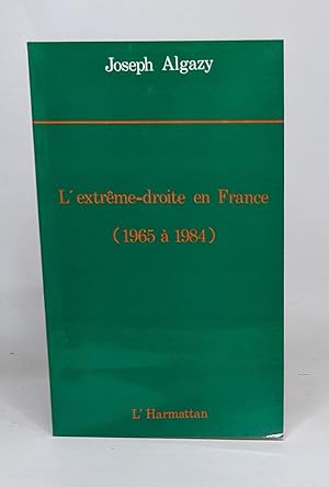 Image du vendeur pour L'extrme-droite en France de 1965  1984 mis en vente par crealivres