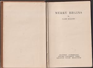 Imagen del vendedor de Merry Begins a la venta por Caerwen Books