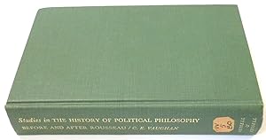 Studies in the History of Political Philosophy Before and After Rousseau, Two Volumes Bound as One