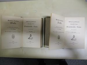 Sämmtliche Werke des Wandsbeker Boten - 2 Bände Erster Band enthaltend den ersten bis fünften The...
