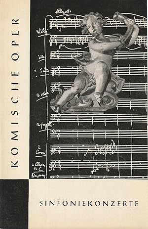 Bild des Verkufers fr Programmheft 4. SINFONIEKONZERT DES ORCHESTERS DER KOMISCHEN OPER 18. Mrz 1958 Spielzeit 1957 / 58 zum Verkauf von Programmhefte24 Schauspiel und Musiktheater der letzten 150 Jahre