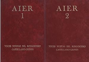 Seller image for Voces nuevas del romancero castellano-leons (Archivo Internacional Electrnico del Romancero : AIER, 1 & 2) [2 volume set] for sale by Joseph Burridge Books