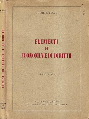 Bild des Verkufers fr Elementi di economia e di diritto zum Verkauf von Biblioteca di Babele