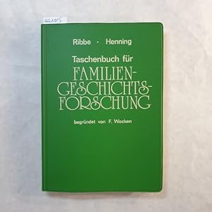 Bild des Verkufers fr Taschenbuch fr Familiengeschichtsforschung zum Verkauf von Gebrauchtbcherlogistik  H.J. Lauterbach