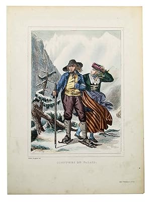 Seller image for Costumes du Valais. for sale by Harteveld Rare Books Ltd.