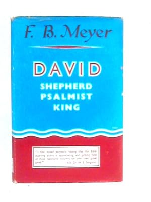 Bild des Verkufers fr David: Shepherd Psalmist-King zum Verkauf von World of Rare Books