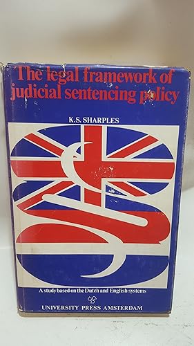 Bild des Verkufers fr The legal Framework of Judicial Sentencing Policy zum Verkauf von Cambridge Rare Books