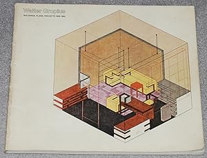 Bild des Verkufers fr Walter Gropius, buildings, plans, projects, 1906-1969 zum Verkauf von Springhead Books