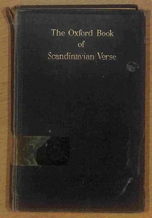 Bild des Verkufers fr The Oxford Book of Scandinavian Verse XVIIth Century - XXth Century zum Verkauf von WeBuyBooks