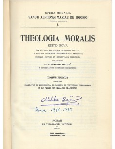 THEOLOGIA MORALIS Editio nova I