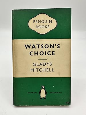 Seller image for Watson's Choice for sale by Dean Family Enterprise