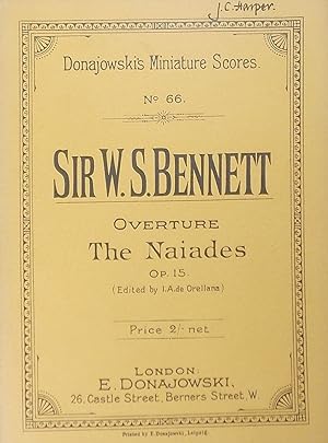 Imagen del vendedor de Overture, The Naiades, Op.15, Miniature Score a la venta por Austin Sherlaw-Johnson, Secondhand Music