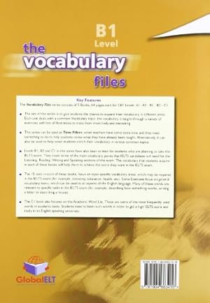 Image du vendeur pour The Vocabulary Files - English Usage - Student's Book - Intermediate B1 / IELTS 4.0-5.0 mis en vente par WeBuyBooks