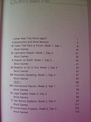 Seller image for Word Memory Power in 30 Days for sale by WeBuyBooks