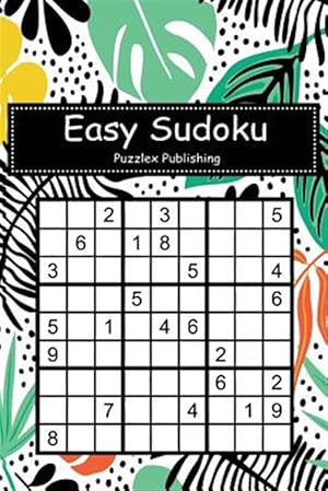 Imagen del vendedor de Easy Sudoku: Sudoku Puzzle Game for Beginers with Seamless Exotic Pattern with Tropical Plants Cover a la venta por GreatBookPrices