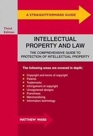 Bild des Verkufers fr Straightforward Guide to Intellectual Property and Law, A zum Verkauf von WeBuyBooks