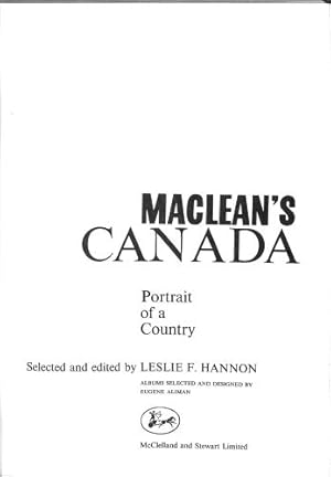 Seller image for MacLean's Canada. for sale by WeBuyBooks