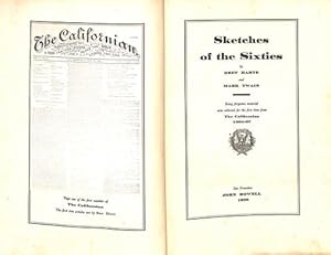 Seller image for Sketches Of The Sixties Being Forgotten Material Now Collected For The First Time From 'The Californian' 1864-1867 for sale by WeBuyBooks