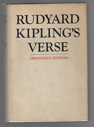 Rudyard Kipling's Verse - Definitive Edition