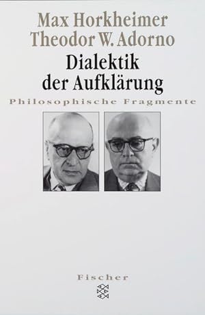 Bild des Verkäufers für Dialektik der Aufklärung: Philosophische Fragmente zum Verkauf von Antiquariat Armebooks