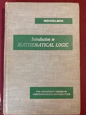 Bild des Verkufers fr Introduction to Mathematical Logic. zum Verkauf von Plurabelle Books Ltd